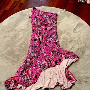 Lily Pulitzer brand new one shoulder dress. Tags still on. Size 12.